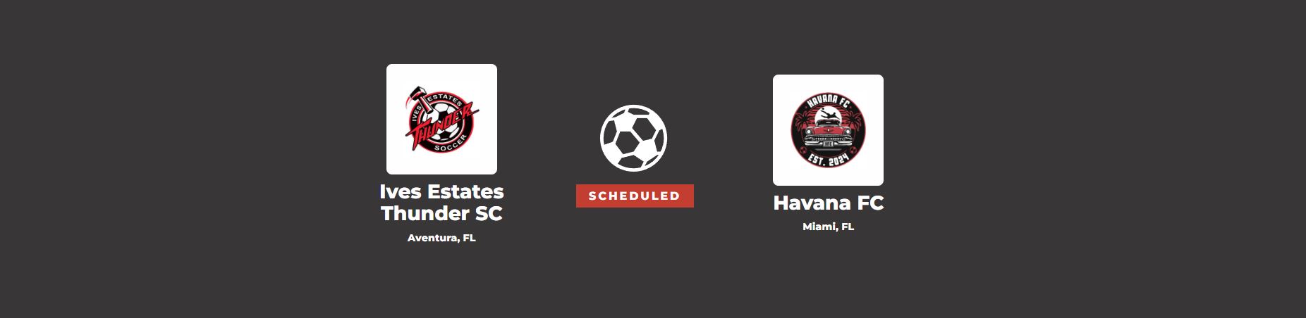 Ives States Thunder SC vs Havana FC